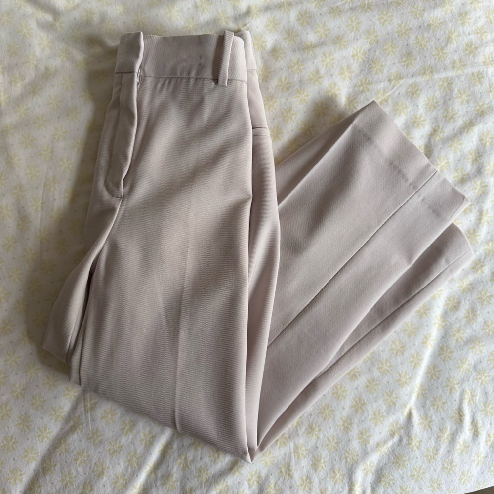 00 babaton cream trousers